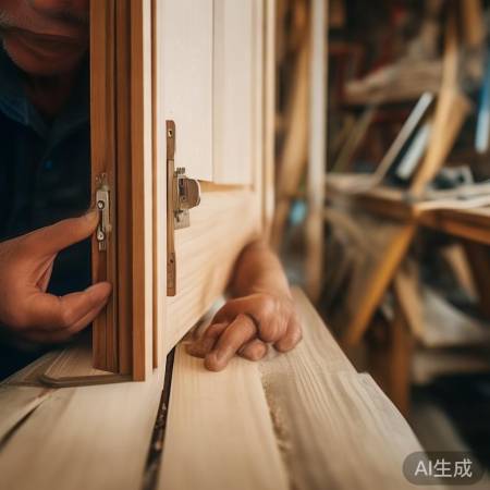 检查门扇闭合是否顺畅