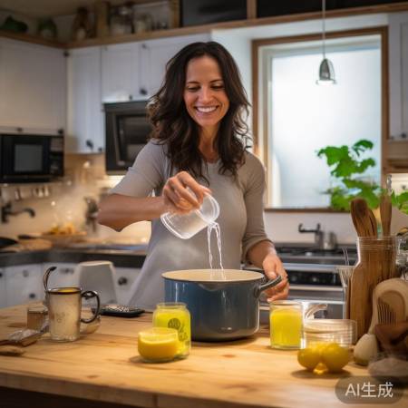 热水醋泡半小时