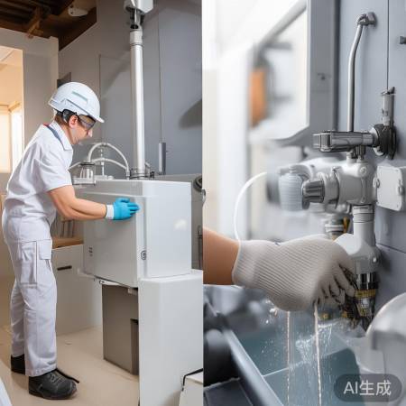 安装热水器,注意密封、牢固、适