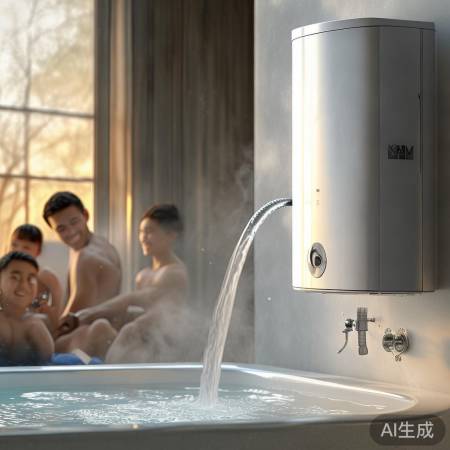 美的壁挂炉，恒温热水神器