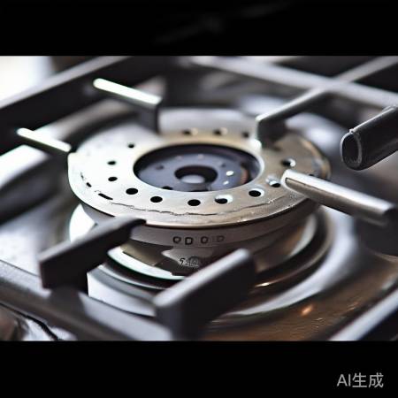 燃气灶单灶燃烧器，调火焰旋钮