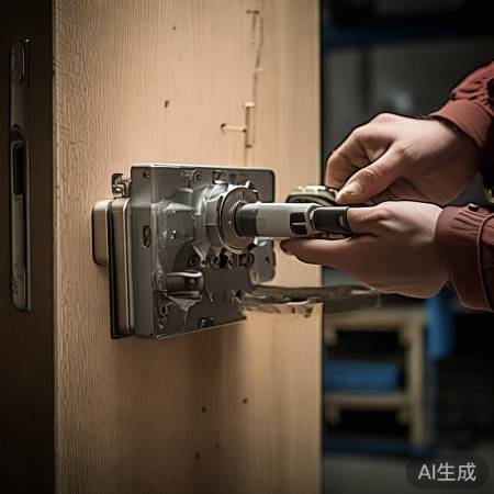 绑定锁芯步骤三