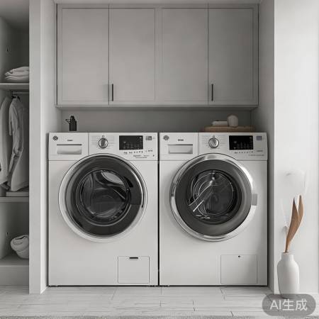 美诺洗衣机售后服务客服电话普及♫阳台洗衣机柜子设计：实用收纳与美观并重