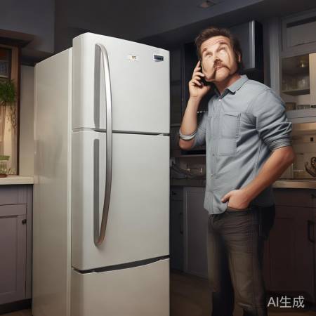 冰箱“睡”了，生活小幽默