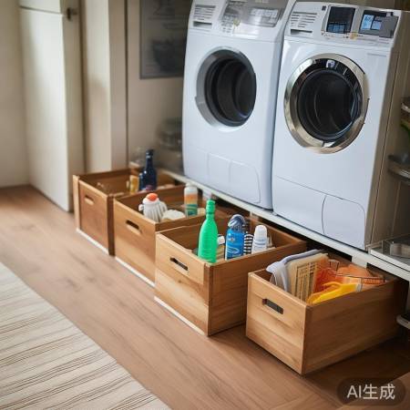 洗衣机变收纳神器