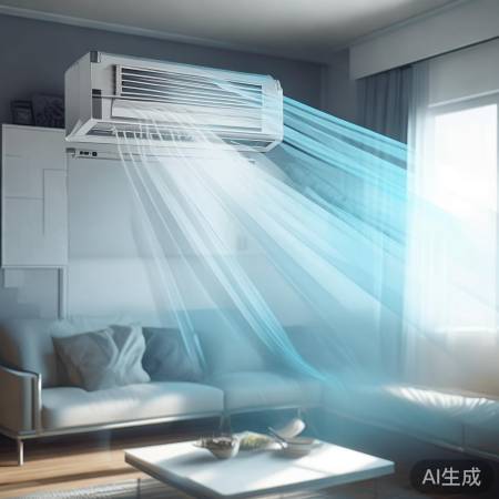 空调风向调至均匀