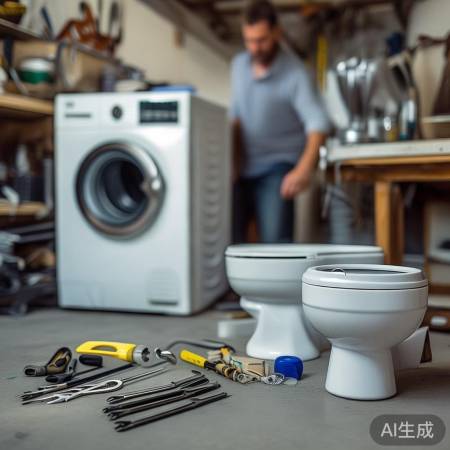 工具齐全,安装马桶圈