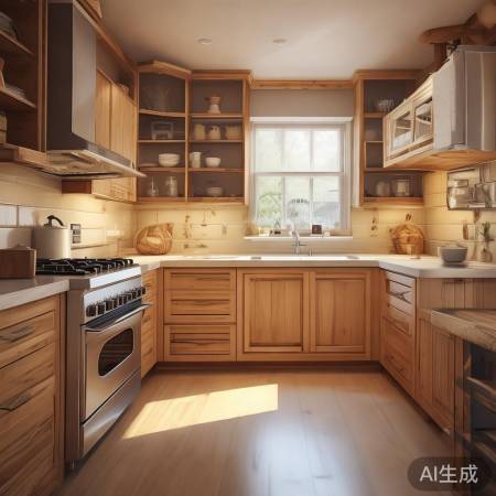 厨房布局艺术,L型U型各适其宜