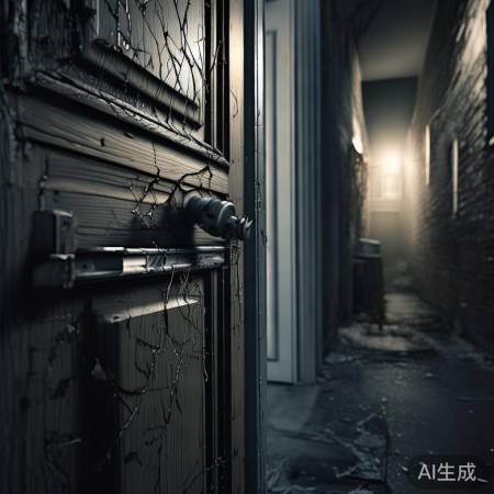 防盗门损坏，安全隐患大