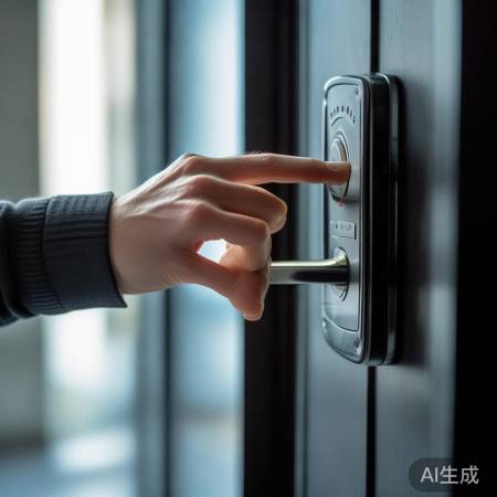 指纹锁需干手或摘手套使用