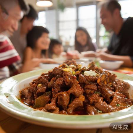 自制辣椒牛肉，味道太赞